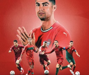 世界杯官方晒C罗海报：C罗迎来第6次世预赛之旅